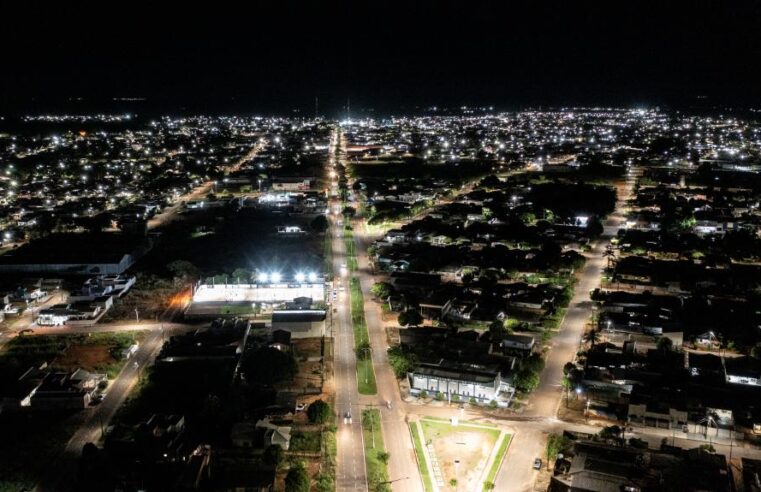 MT Iluminado já instalou mais de 330 mil luminárias de LED em todo o Estado